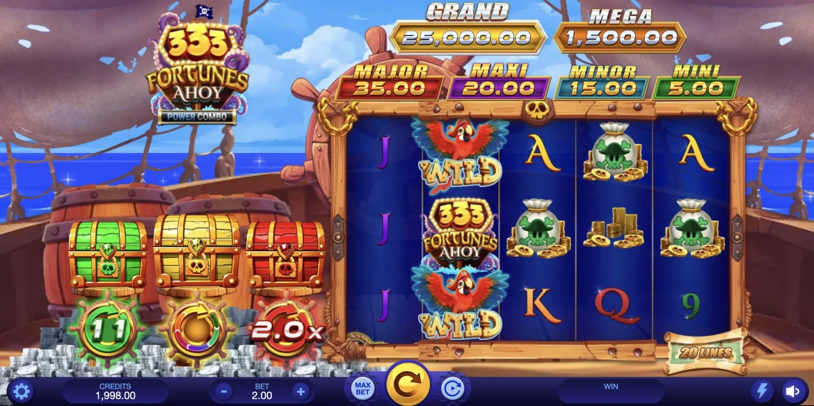 333 Fortunes Ahoy Power Combo